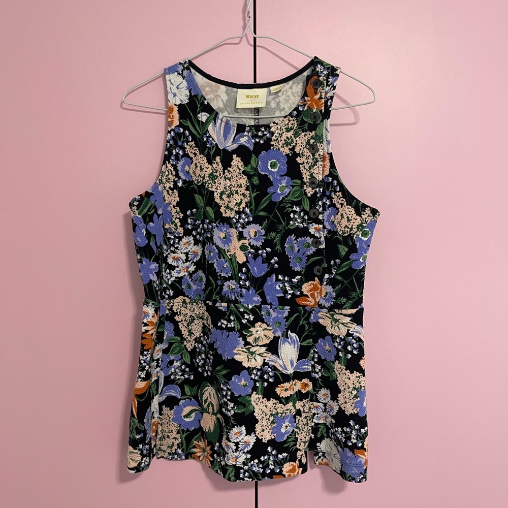 Maeve by Anthropologie Peplum Top